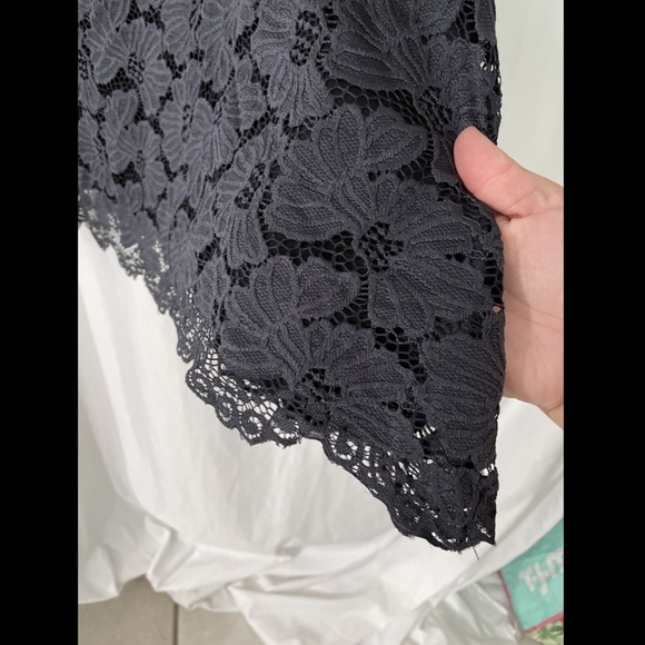 NWT 14th & Union Lace‎ Swing Tank in Grey Ebony [ PLUS SZ 2X ] - Picture 10 of 12